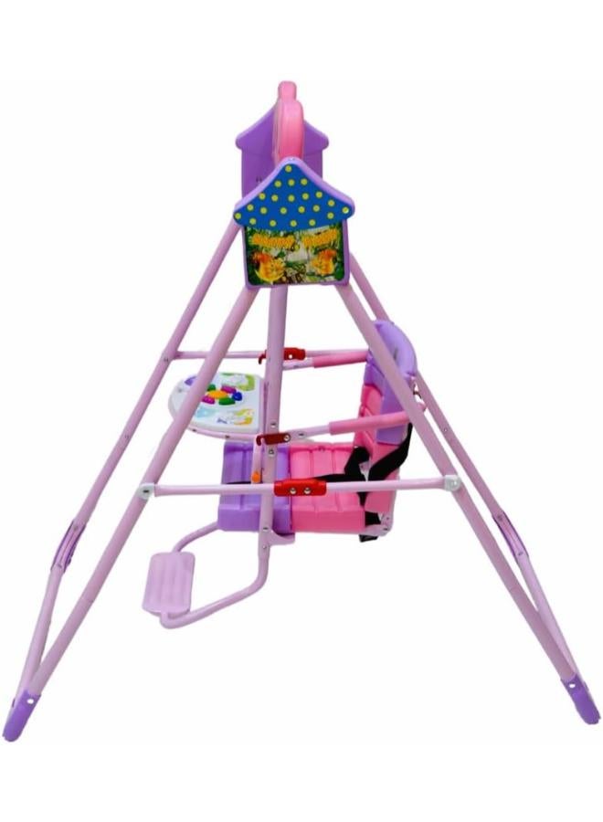 Kids Swing with Music & Triple Safety Strap - Image 3